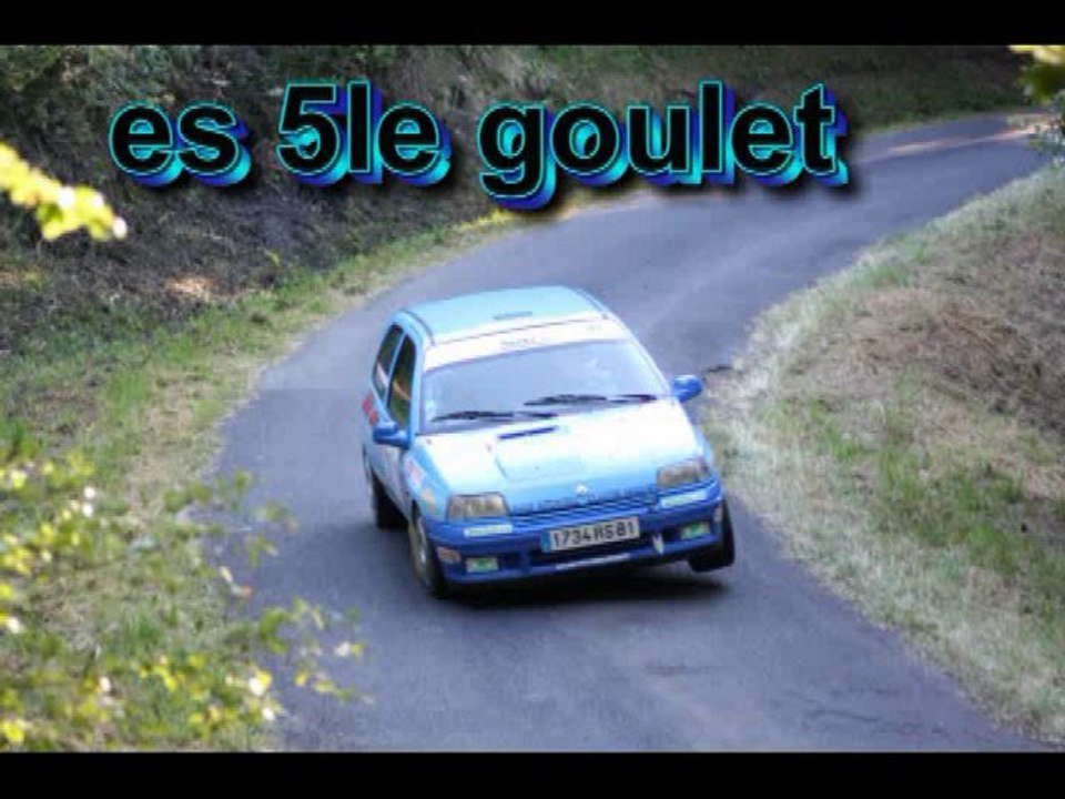 rallye de bagnols les bains  2010 camera embarque