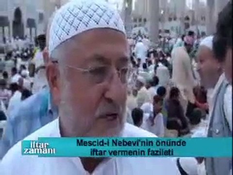 Mukaddes topraklar Mescidi Nebevi iftar Ahmet Bozkuş 2010Stv