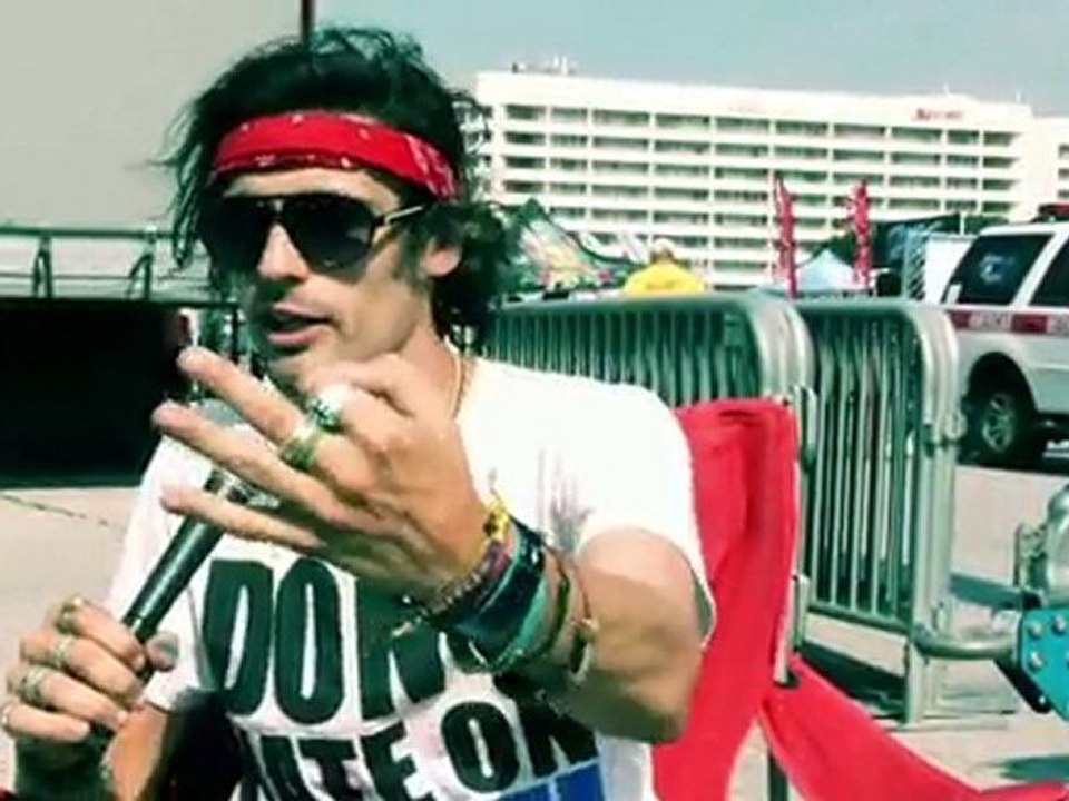 Tyson Ritter from All-American Rejects on Haiti