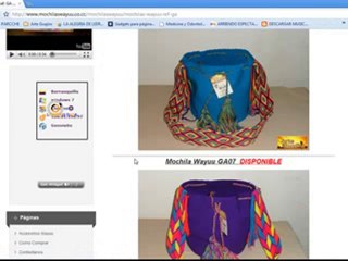 Mochilaswayuu.co.cc navegar en la pagina de Mochilas Wayuu