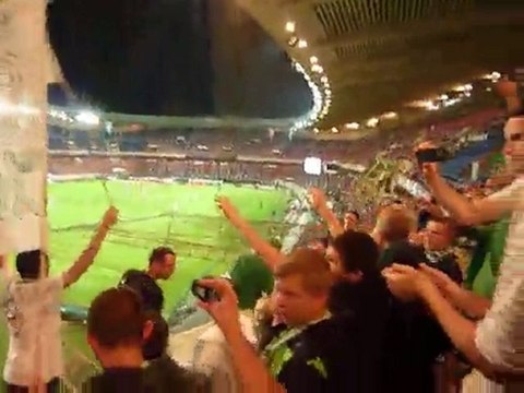 Au Parc des Princes avec les stéphanois ASSE PSG AOUT 2010