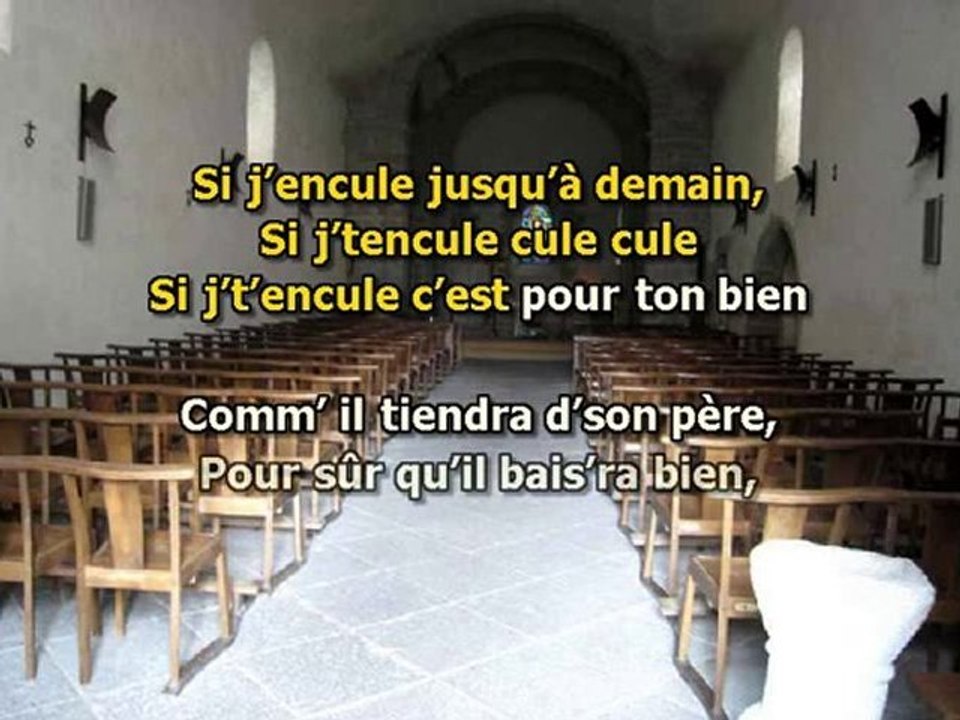 KARAOKE CHANSON PAILLARDE _COCHON DE MOINE  version Chantée