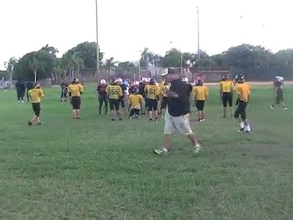 Scrimmage vs WK 8-11-10