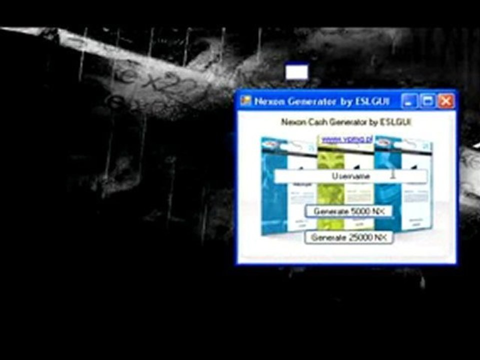 Nexon Cash Generator by ESLGUI ! 5000/25000 NX !