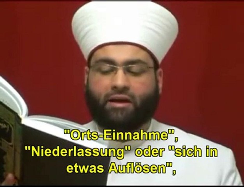 8- Allah existiert ohne Richtung ohne Ort!