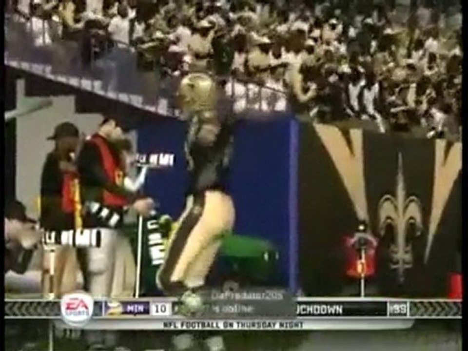 Madden 11 Vikings @ Saints