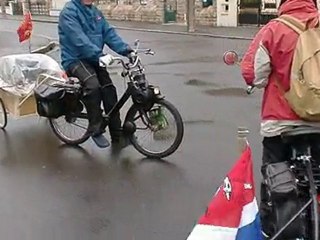 Départ Rando Solex Eloi et Romain