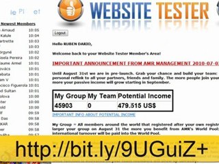 Como ganar mucho dinero gratis con Website Tester