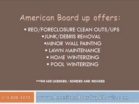 Property Preservation St Louis Mo REO Foreclosure Clean Up