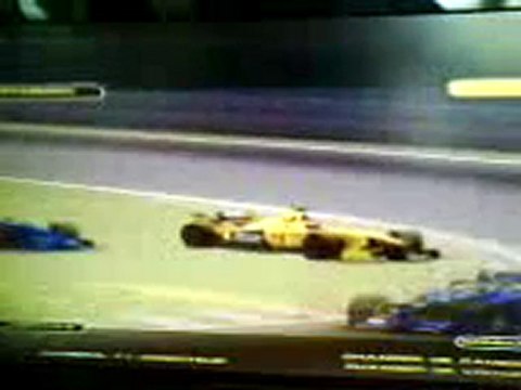 Formula One 2001 PS2 GP du Canada Trulli crash