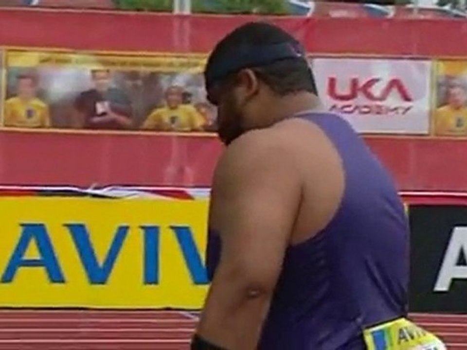 Athlé Meeting Londres 2010 Lancer Poids Homme