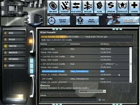 darkorbit-tr3-nfrt-eren ve V- klanı yaptıgı düzenbazlık izle