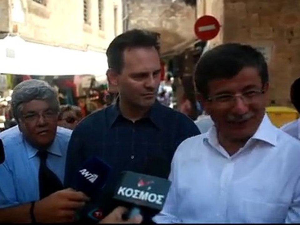 Droutsas ve Davutoğlu'nun Rodos'taki ortak açıklamaları Yuna