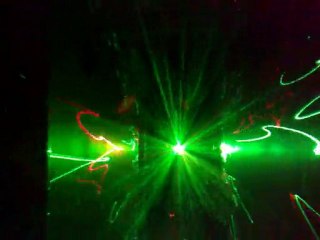 test de laser en dmx