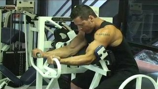 Wbff Pro Fitness Model Micah LaCerte Hitting Biceps