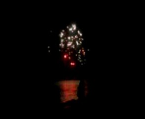 Feu d'artifice à Evian le 15 août 2010