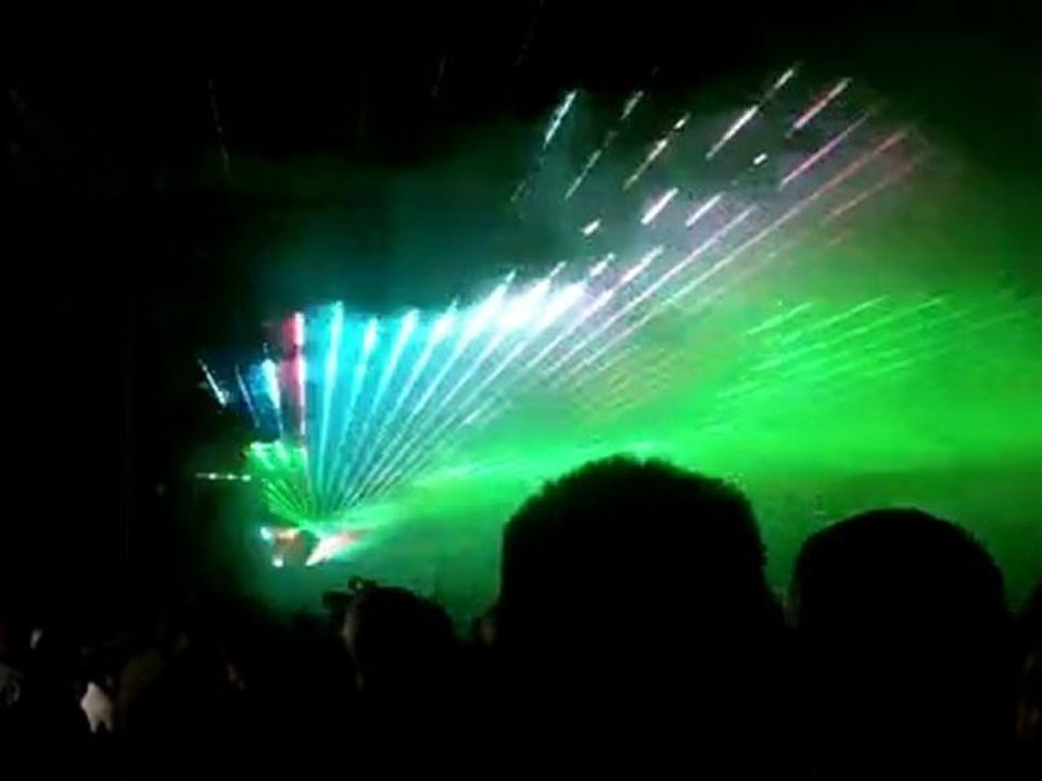 Lichtinstallation auf dem MV-Tag 2010