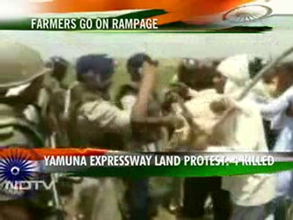 Farmers, police clash in Aligarh, Mathura