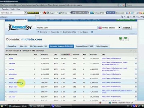 Analizando Palabras Claves Orgánicas y PPC Google