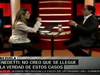 Benedetti: no creo que se llegue a la verdad de estos casos