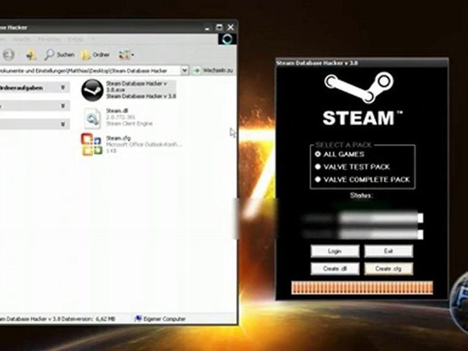 Steam Hack (ALL STEAM GAMES FOR FREE) *NEW* *Working* 2010