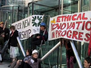 Climate Camp RBS Blockade