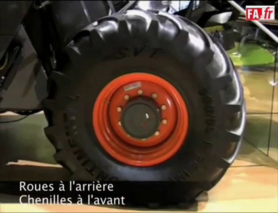 SIMA 2009 - Claas : la Lexion 600 en Terra-trac