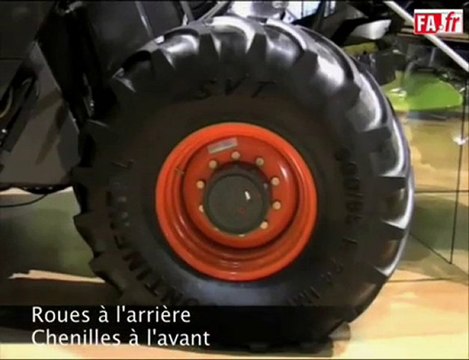 SIMA 2009 - Claas : la Lexion 600 en Terra-trac