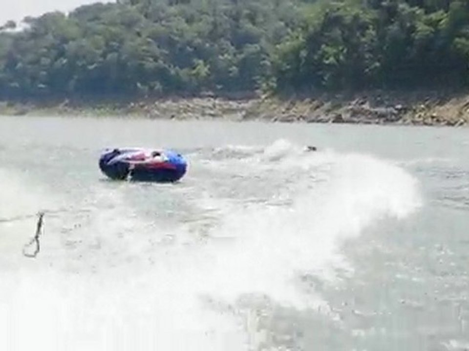 Crazy Tubing Flip and Fall