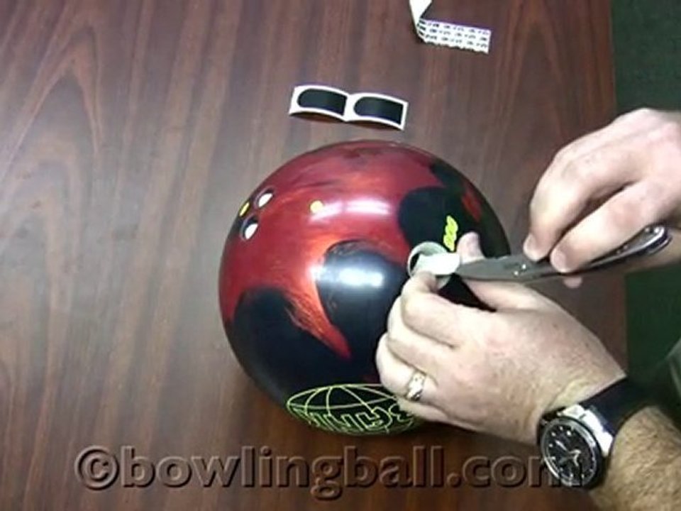 How To Insert Thumb/Finger Tape in Your Bowling Ball