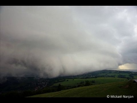 Orage du 15 Août 2010 près du Salève en Haute-Savoie