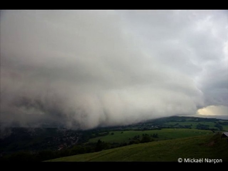 Orage du 15 Août 2010 près du Salève en Haute-Savoie