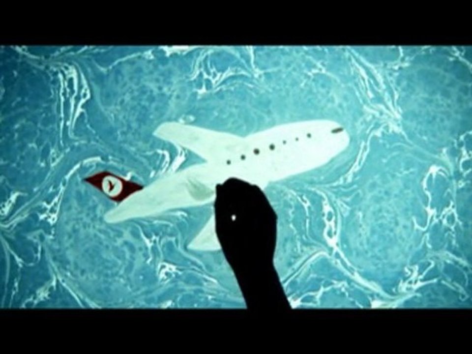 Ebru sanatı ile Turkish Airlines