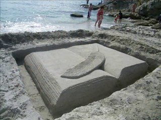 Sculptures de sable éphémère 2010
