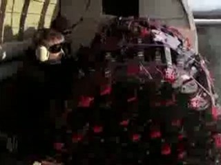 Fake Guitars Dropped Into Real Volcano