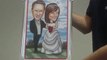 Personalised Wedding Gifts - Unique wedding caricatures