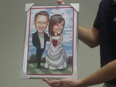 Personalised Wedding Gifts - Unique wedding caricatures