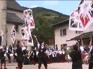 Praz sur Arly - Lanceurs drapeaux italiens - Piverone Torino