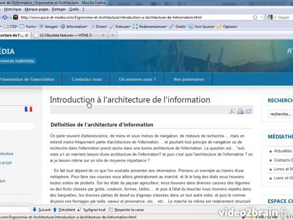 Dreamweaver CS5 : Structuration d'une page - les balises DIV