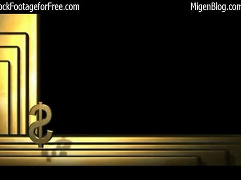 Free Looping Background - Golden Money