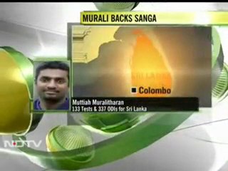 Muralitharan defends captain Sangakkara