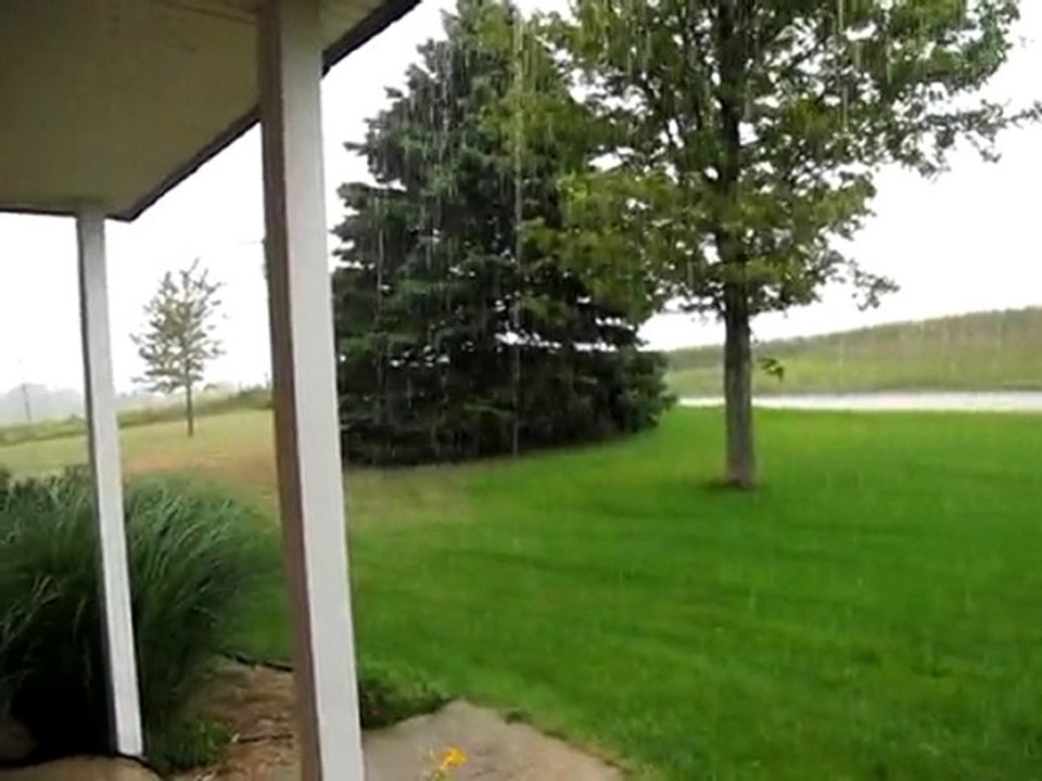 rain on the homestead.