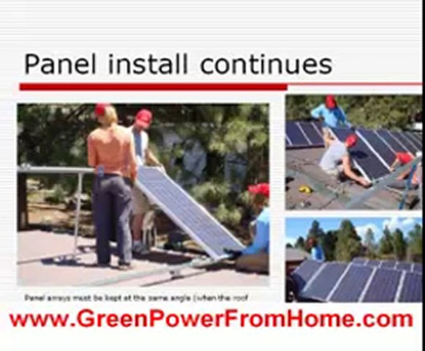 Solar power system construction