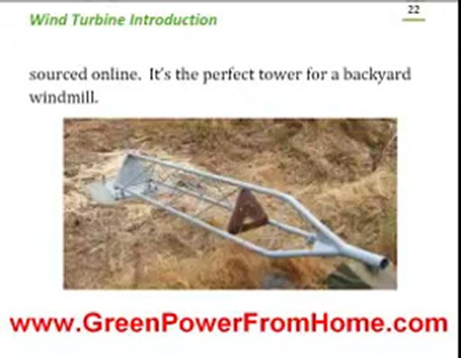 Wind turbine construction