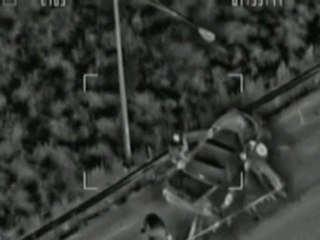 US chase suspect drives head-on into police