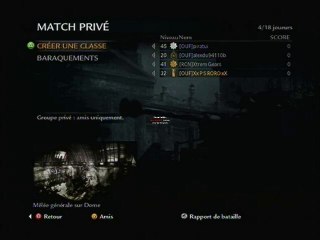 match privé call of duty world at war