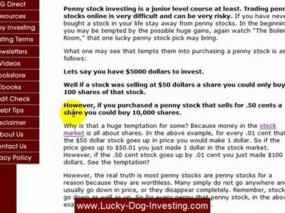 What Are Penny Stocks