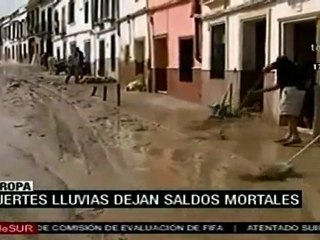 Europa fuertes lluvias dejan saldos mortales
