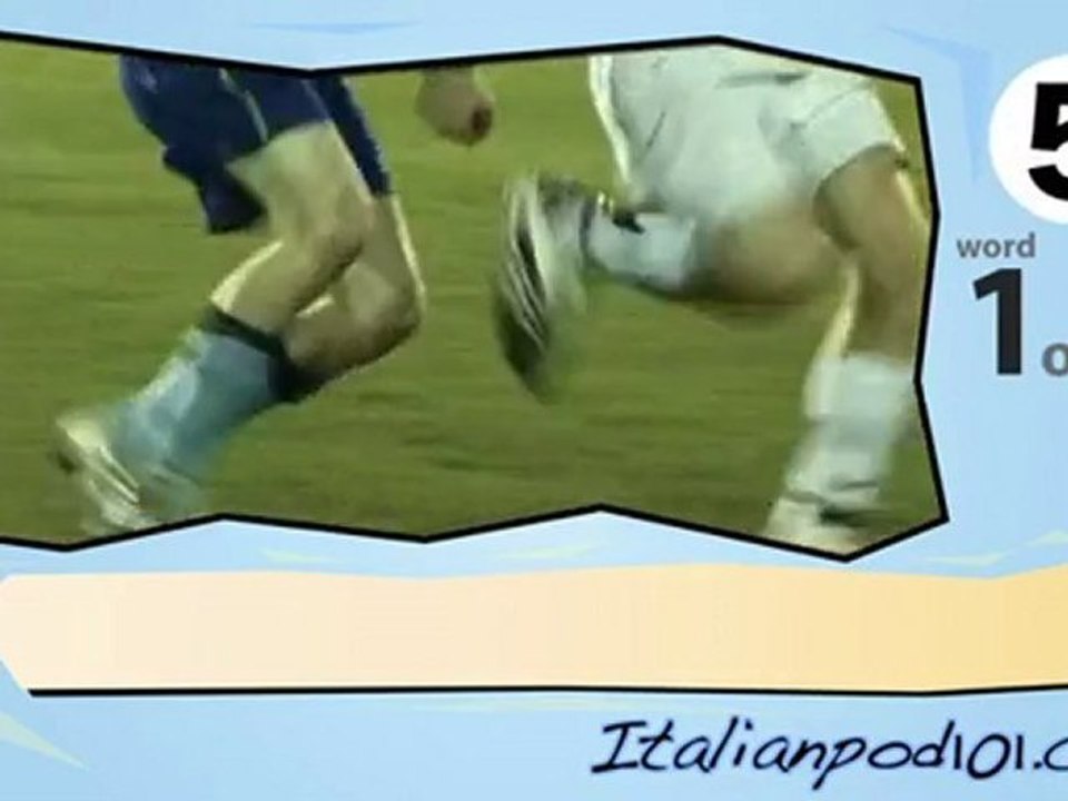 Learn Italian with Video – Sports I
