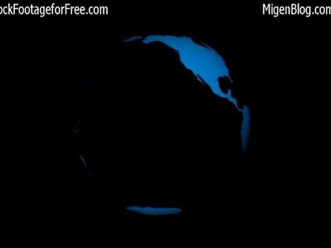 Free Looping Background - Spinning Earth